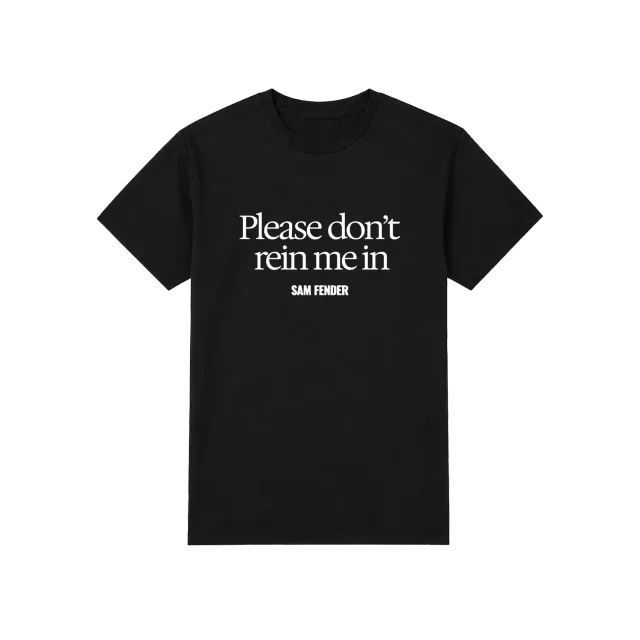 Celeste Rein Me In t-shirt nera 100% cotone