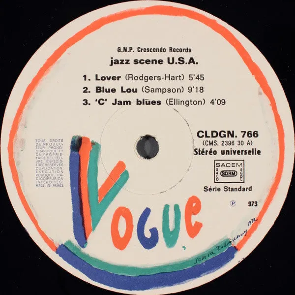 Jazz Scene U.S.A. compilation vinile LP bop Vogue