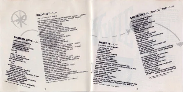 David Bowie Let's Dance CD usato stampa Giappone