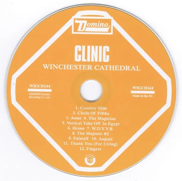 Clinic Winchester Cathedral CD album art rock
