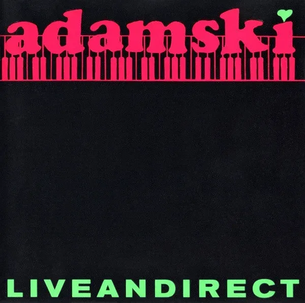 Adamski Liveandirect CD album acid house mixed