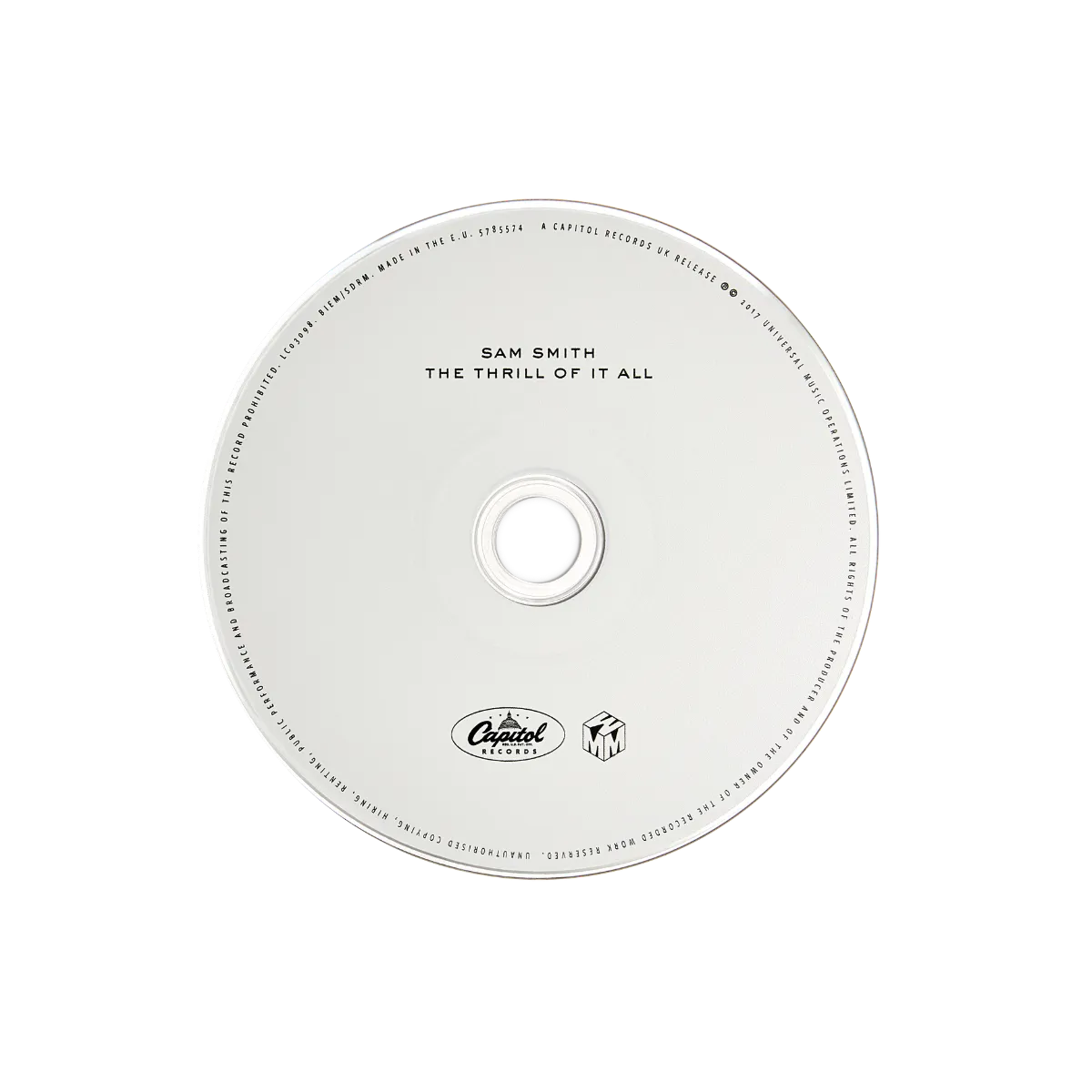Sam Smith The Thrill Of It All CD album pop soul
