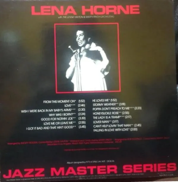 Lena Horne Lennie Hayton Marty Paich LP vinile usato