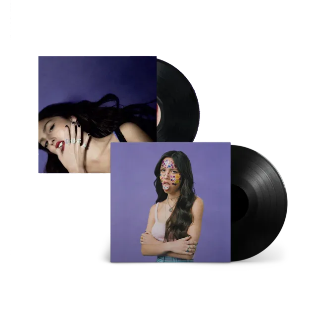 Polydor Olivia Rodrigo Starter Pack bundle 2 vinili neri Guts Sour