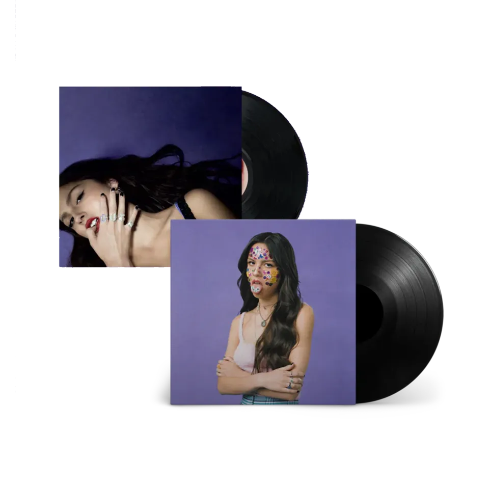 Polydor Olivia Rodrigo Starter Pack bundle 2 vinili neri Guts Sour