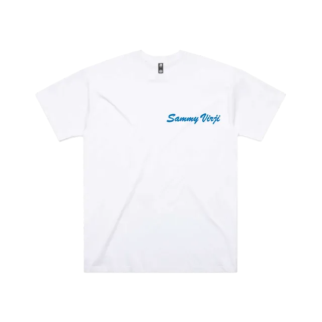 Sammy Virji T-shirt bianca cotone oversize S-XL