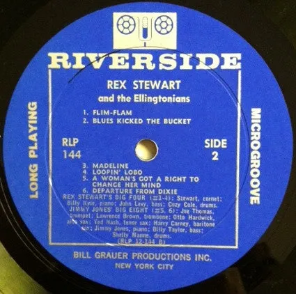 Rex Stewart Ellingtonians LP mono jazz condizioni VG+