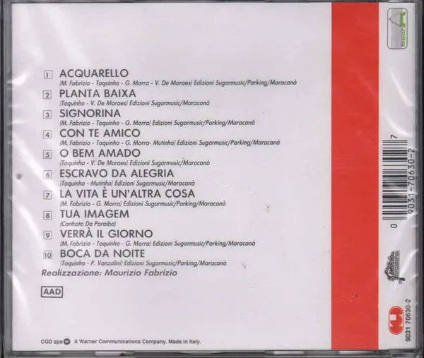Toquinho Acquarello CD ristampa pop latino