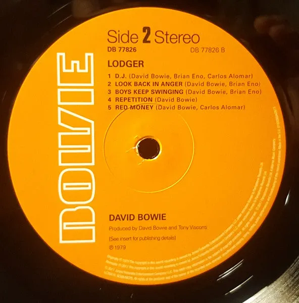 David Bowie Lodger vinile LP 180g remaster 2017