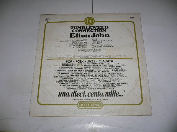 Elton John Tumbleweed Connection vinile LP