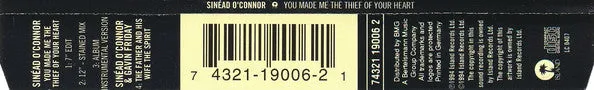 Sinéad O'Connor You Made Me The Thief Of Your Heart CD singolo VG+