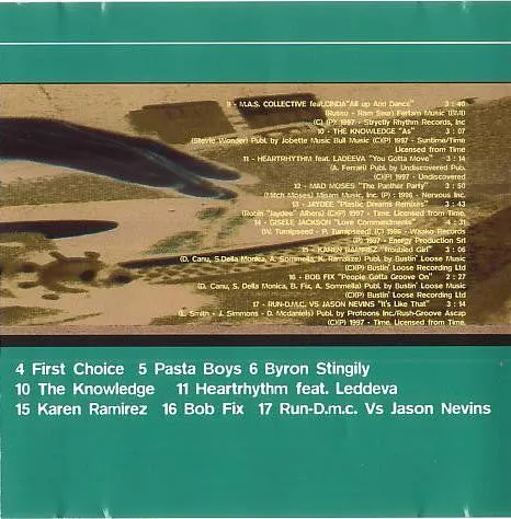 WeekEnd Party Compilation CD mixed house anni 90