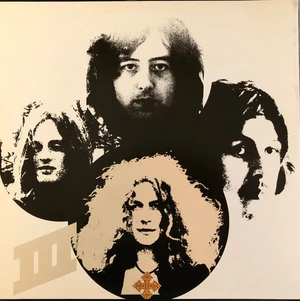 Led Zeppelin III vinile LP gatefold USA wheel VG