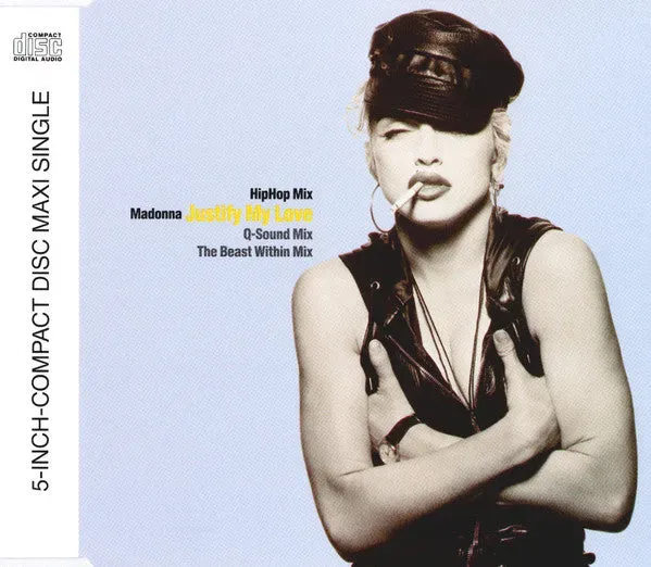 Madonna Justify My Love CD maxi singolo usato VG+ remix