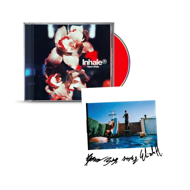 Inhaler Open Wide CD + Art Card firmata bundle