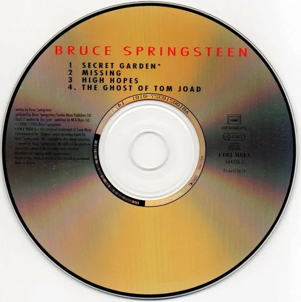 Bruce Springsteen Secret Garden CD maxi pop rock