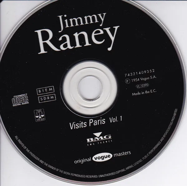 Jimmy Raney Visits Paris Vol.1 CD digipak rimasterizzato