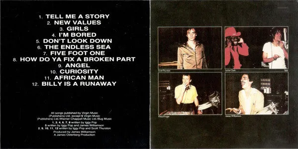 Iggy Pop New Values CD album ristampa usato VG
