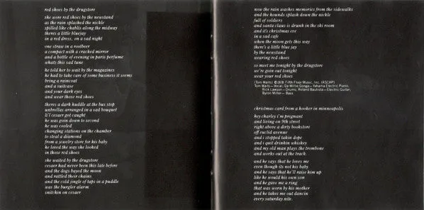Tom Waits Blue Valentine CD album ristampa