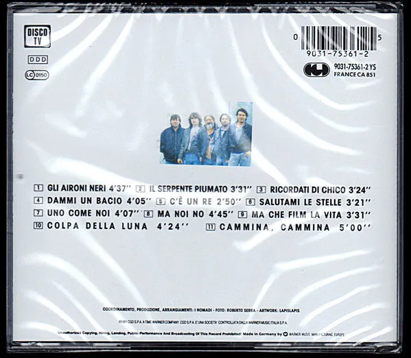 Nomadi Gente Come Noi CD album ristampa soft rock