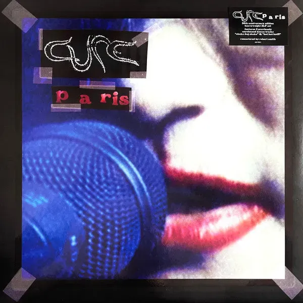 Cure Paris 2xLP Album rimasterizzato 2024 nuovo sigillato