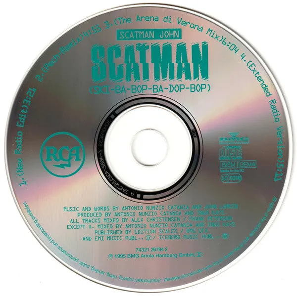 Scatman John Scatman Ski-Ba-Bop CD maxi euro house
