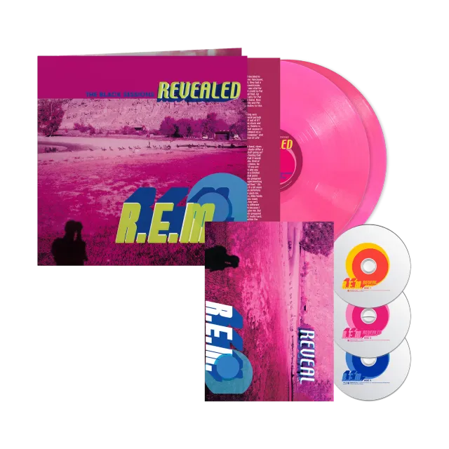 R.E.M. Reveal Black Sessions vinile 2LP rosa + 2CD edizione limitata
