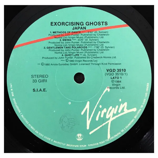 Japan Exorcising Ghosts doppio LP vinile usato G