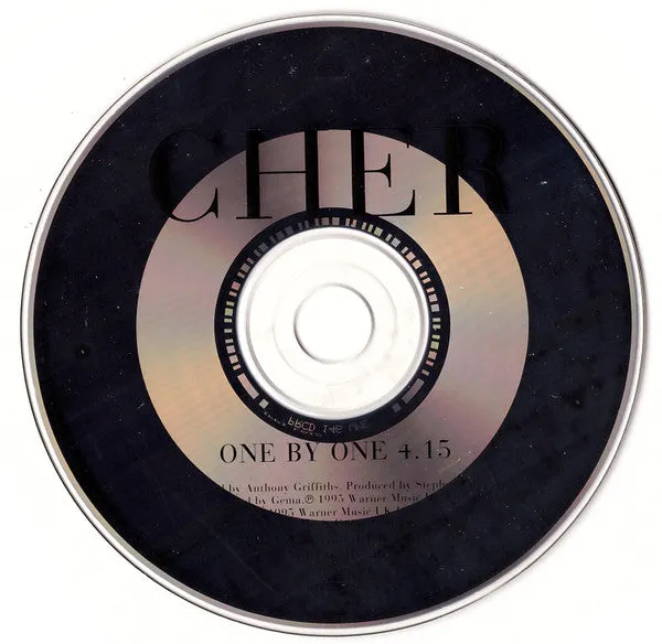 Cher One By One CD singolo promo Germania 1995