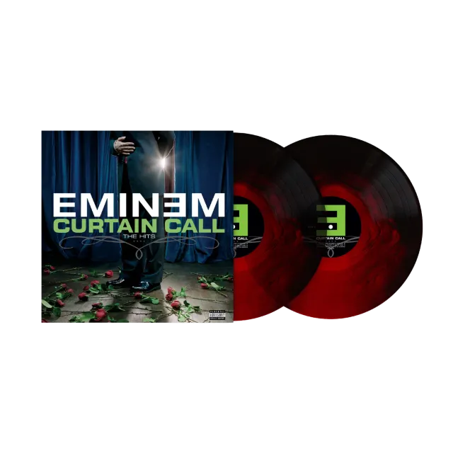Polydor Eminem Curtain Call vinile 2LP rosso petalo hits