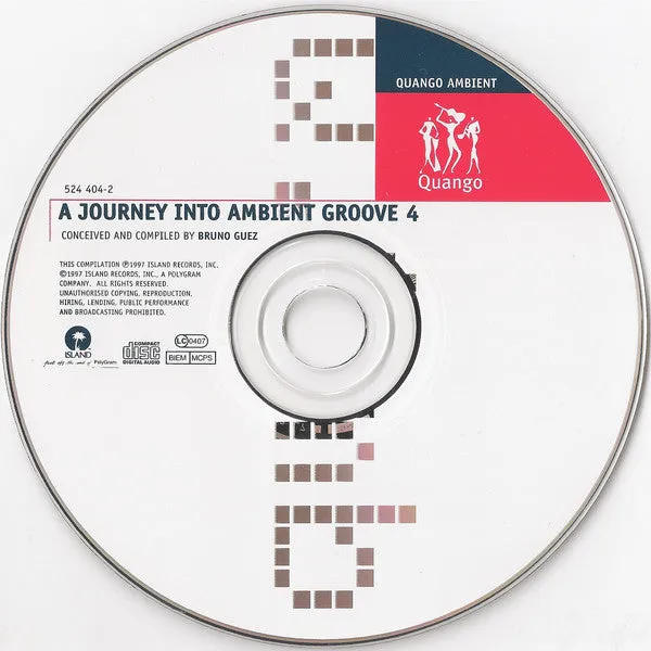 Various A Journey Into Ambient Groove 4 CD comp