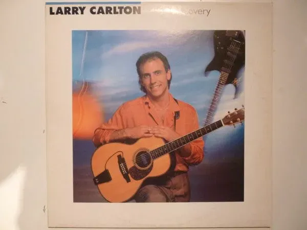 Larry Carlton Discovery LP vinile smooth jazz MCA 1987 usato