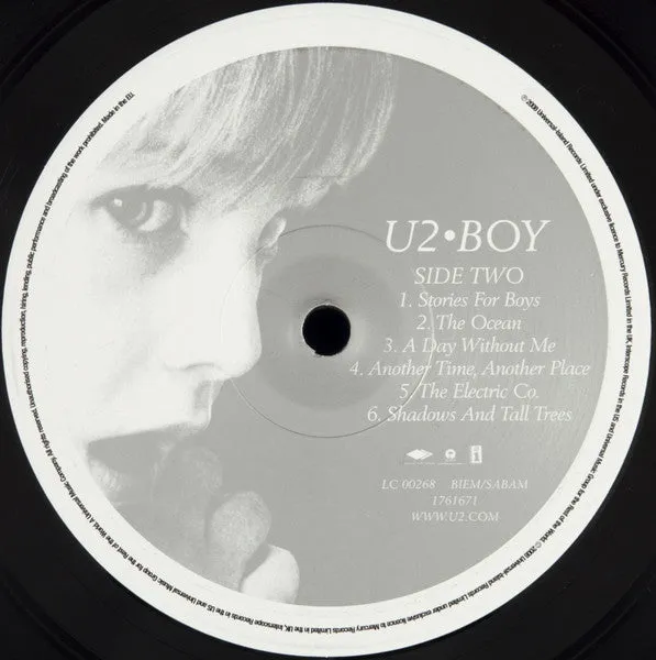 U2 Boy vinile LP ristampa 180g rimasterizzato