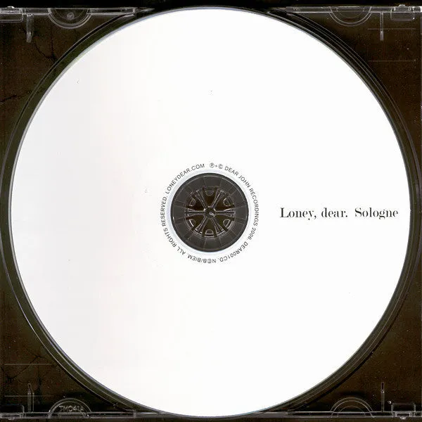 Loney Dear Sologne CD album NM folk rock 2006