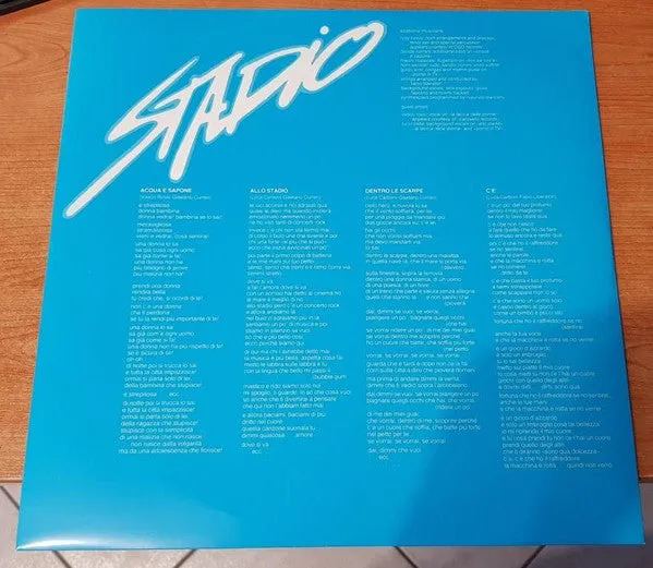 Stadio La Faccia Delle Donne vinile LP 180g limitato