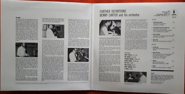 Benny Carter Further Definitions LP 180g riedizione limitata