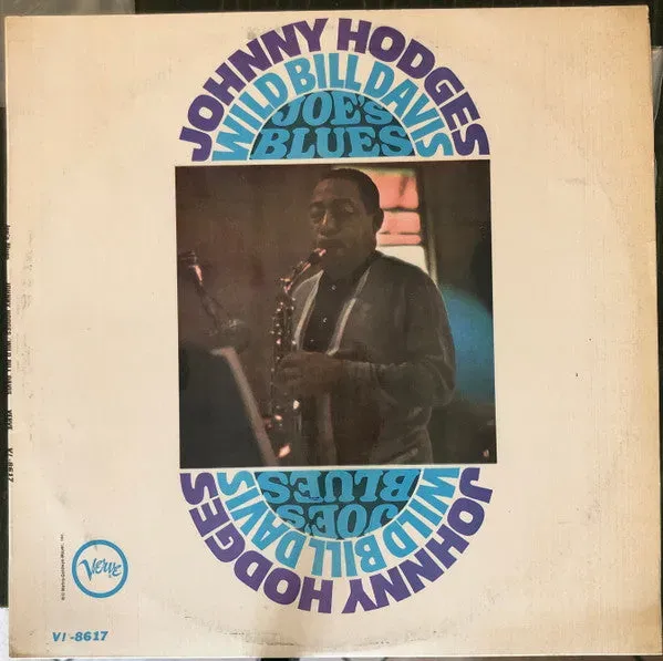 Johnny Hodges Wild Bill Davis Joe's Blues LP jazz 1965