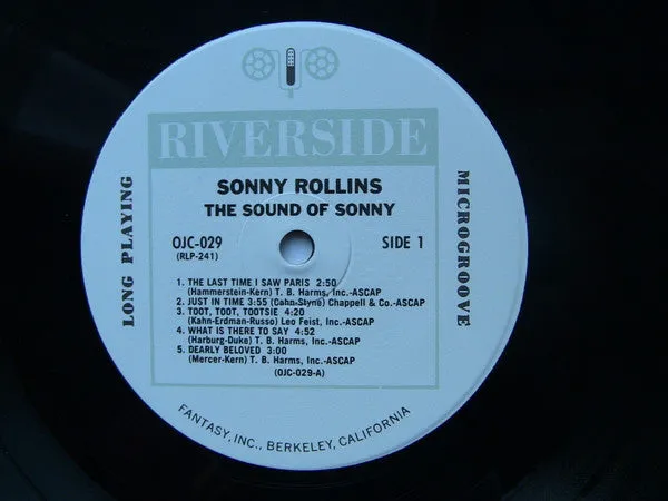 Sonny Rollins The Sound of Sonny LP mono Mint