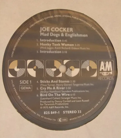 Joe Cocker Mad Dogs Englishmen 2LP gatefold NM