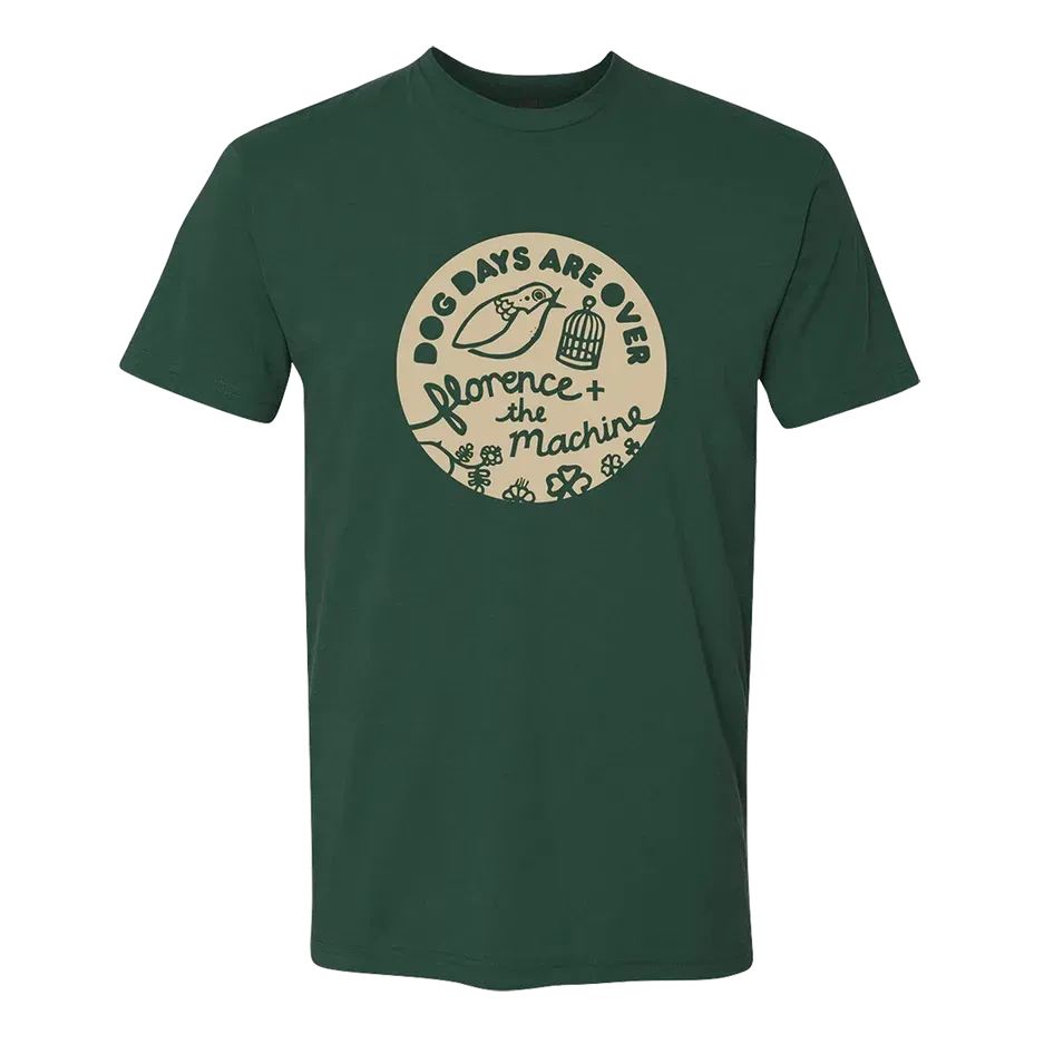 Polydor Records Dog Days T-shirt verde esclusiva webstore