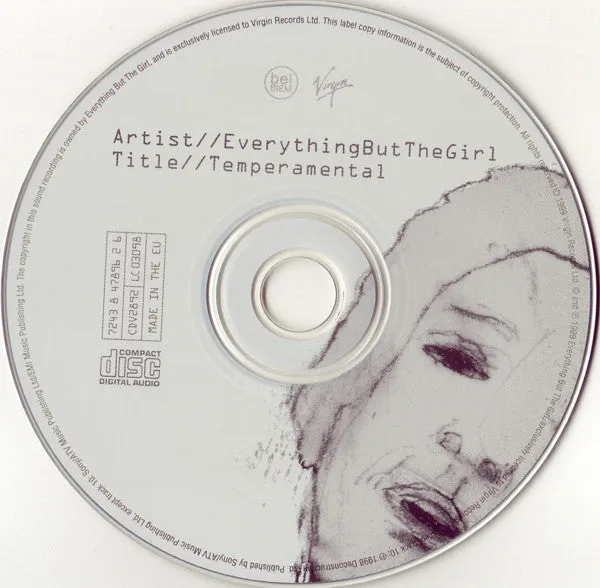 Everything But The Girl Temperamental CD album house