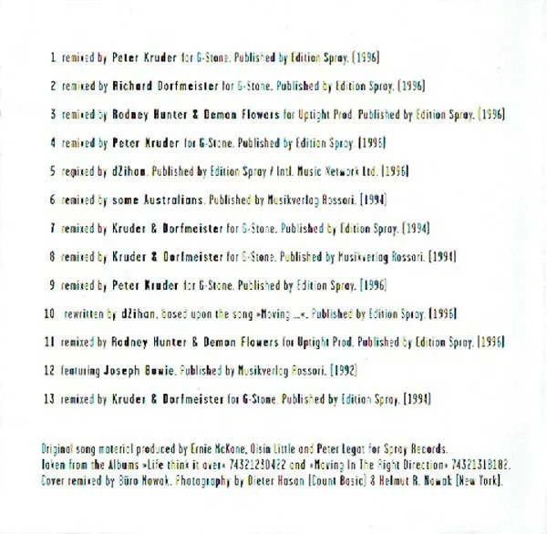 Count Basic Revisited Remix CD compilation house