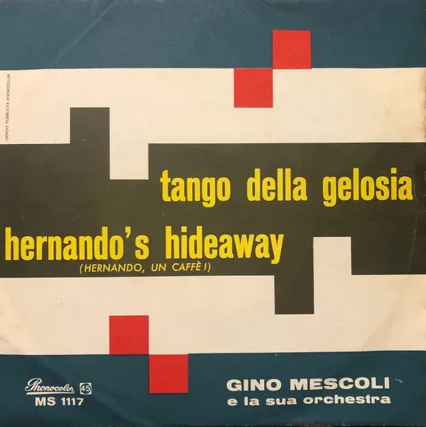 Gino Mescoli Tango Gelosia 45 giri 7" VG+
