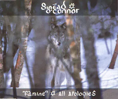 Sinéad O'Connor Famine All Apologies CD singolo usato VG+