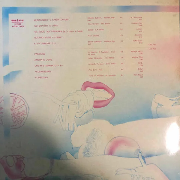 Iva Zanicchi Cara Napoli LP vinile gatefold usato NM