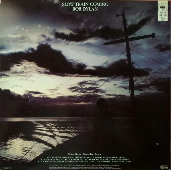 Bob Dylan Slow Train Coming LP vinile ristampa