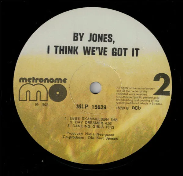 Thad Jones By Jones I Think We've Got It LP big band