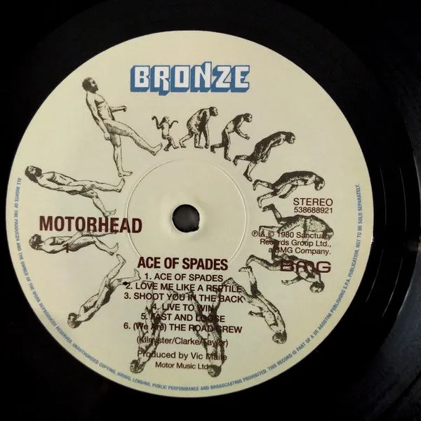 Motörhead Ace Of Spades vinile LP 180g ristampa