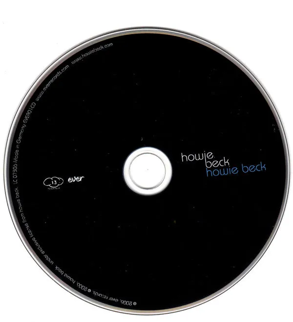 Howie Beck Howie Beck CD Enhanced indie rock VG+