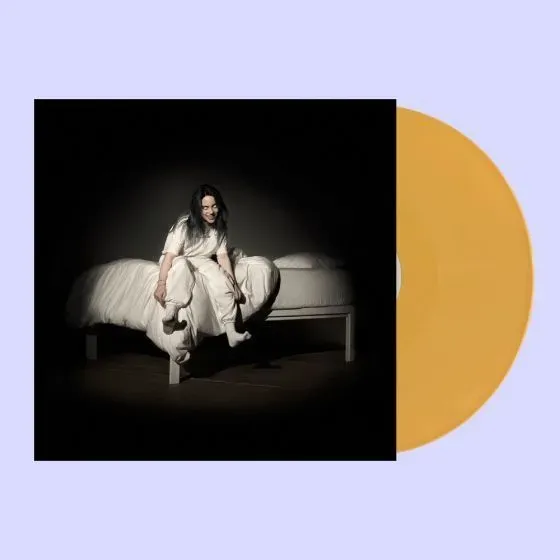 Billie Eilish When We All Fall Asleep vinile LP giallo